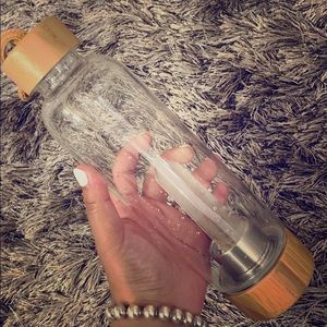 Quartz Water Glass Bottle